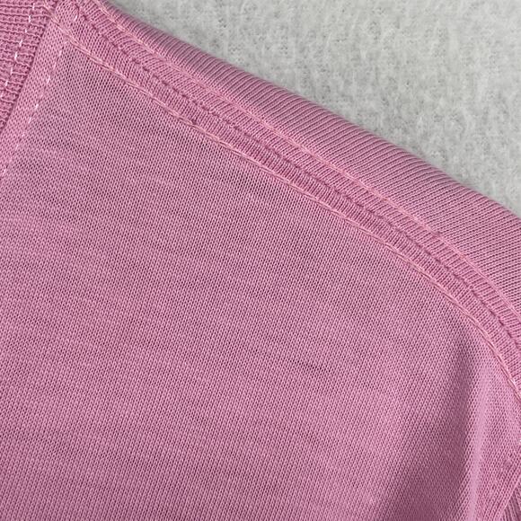 LIFE IS GOOD Top Womens M Village Relaxed Fit Long Sleeve Cotton Pink - Picture 7 of 16